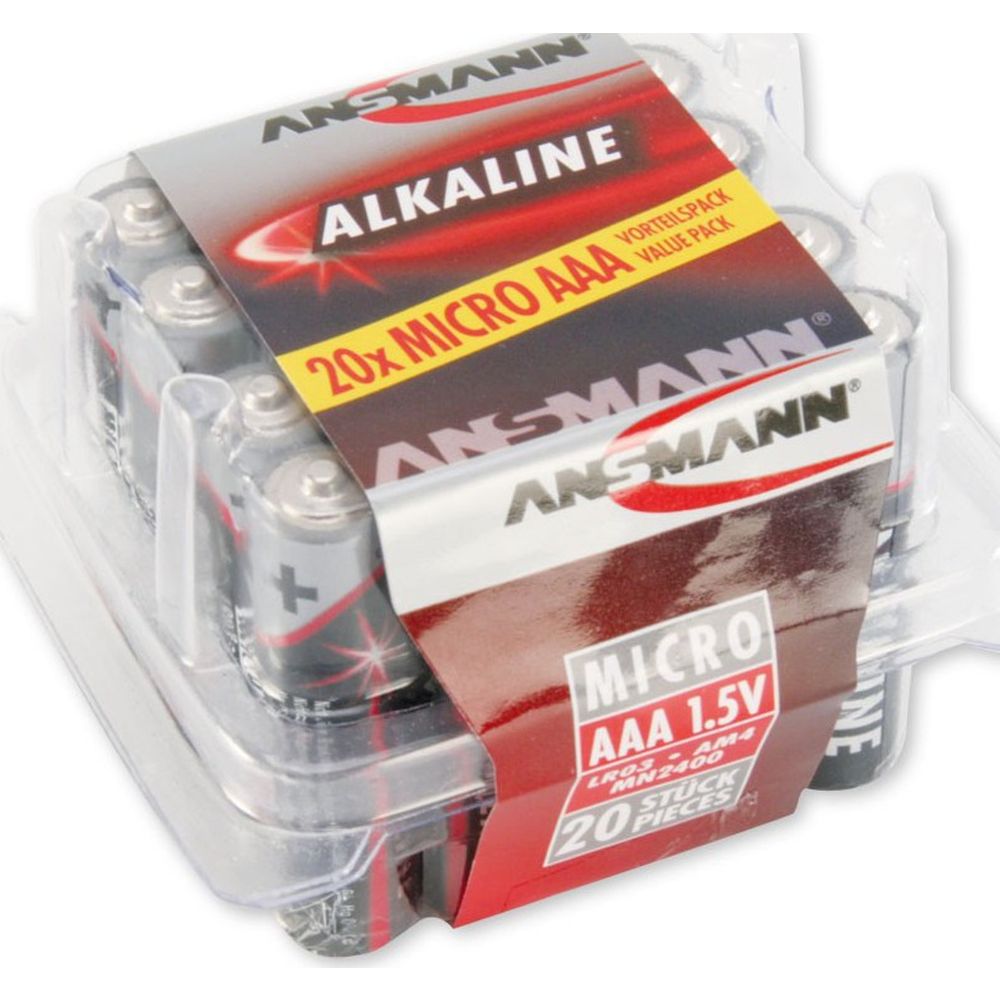 Ansmann Alkaline AAA 20 Pieces