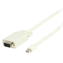 Valueline Porta Mini Display - VGA 15-pin 2,0 Metri Bianca