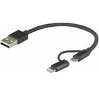 GP CB03 Charge & Sync cable, 2-in-1 micro-USB + lightning connector