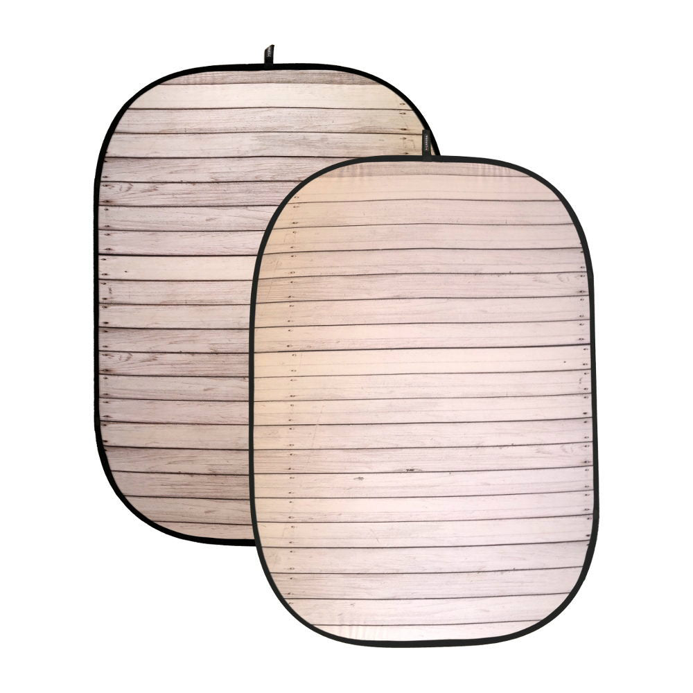 Caruba Pieghevole fondale 150x200m - Bianco Wood