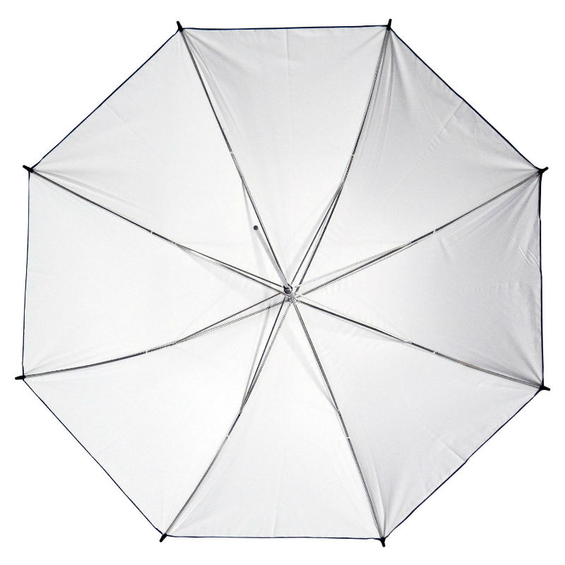 Caruba Ombrello Bianco/Nero 109 cm