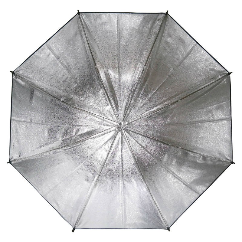 Caruba Umbrella silver/black 109cm