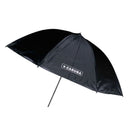 Ombrello Caruba Flash 153 cm (bianco + copertura nera)