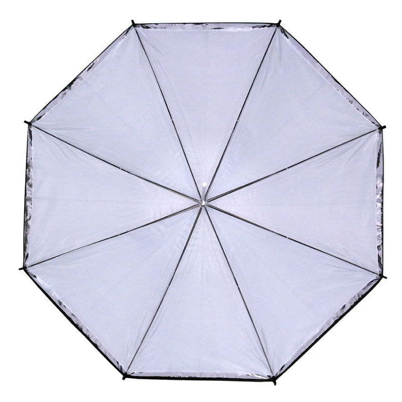 Ombrello Caruba Flash 153 cm (bianco + copertura nera)