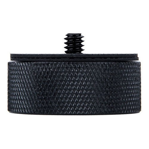 Caruba adapter screw 1/4"M 3/8"F with metal grip & rubber cover