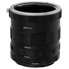 Fotodiox Set di tubi di prolunga macro per Canon EOS (EF, EF-S) (Macro-Tubo-EOS)
