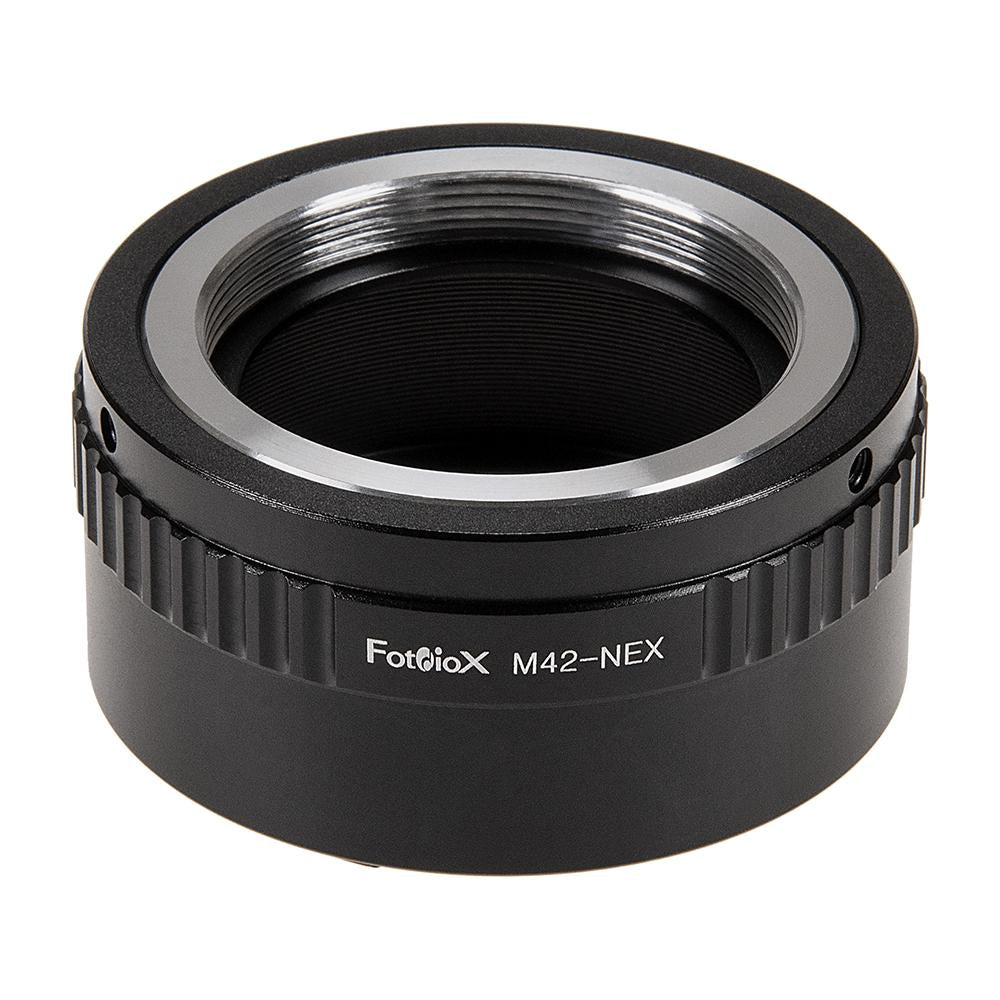 Fotodiox Lens Mount adapter - M42 Type 2 (42mm x1 Screw Mount) to Sony Alpha E-Mount (M42-SnyE-V2)