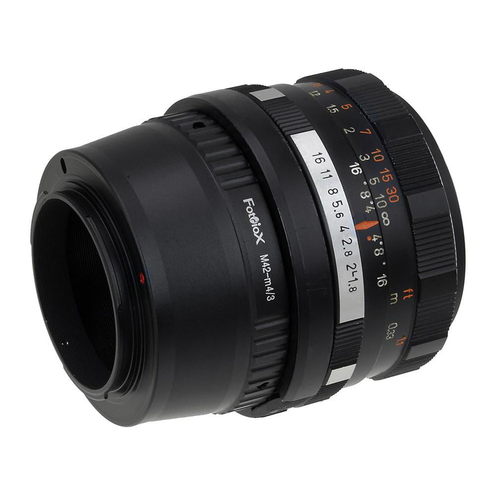 Fotodiox Lens Mount adapter - M42 Screw Mount SLR Lens to Micro Four Thirds (MFT, M4/3) Mount (M42-MFT)