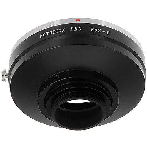 Fotodiox Pro Adattatore per obiettivi Canon EOS (EF / EF-S) D/SLR a C-Attacco (attacco a vite da 1") Cine e CCTV (EOS-C-Pro)
