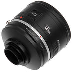 Fotodiox Pro Adattatore per obiettivi Canon EOS (EF / EF-S) D/SLR a C-Attacco (attacco a vite da 1") Cine e CCTV (EOS-C-Pro)