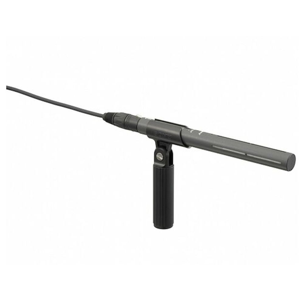 Microfono shotgun corto a condensatore di Sony, supercardioide (ECM-673)