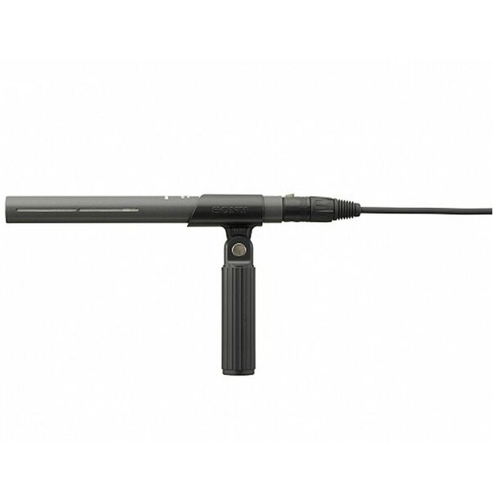 Microfono shotgun corto a condensatore di Sony, supercardioide (ECM-673)