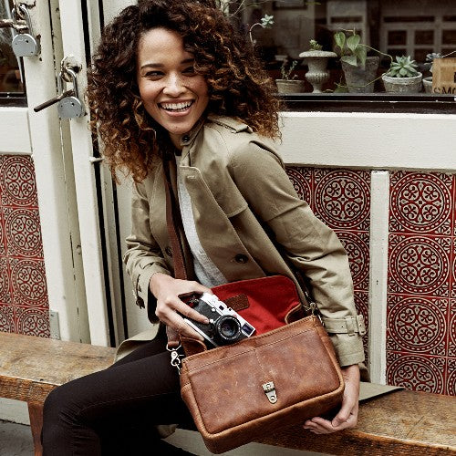 Leica 14902 ONA Bag, Bowery for Leica, leather, dark truffle