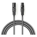 Cavo Nedis XLR 3 poli maschio-femmina 5 m