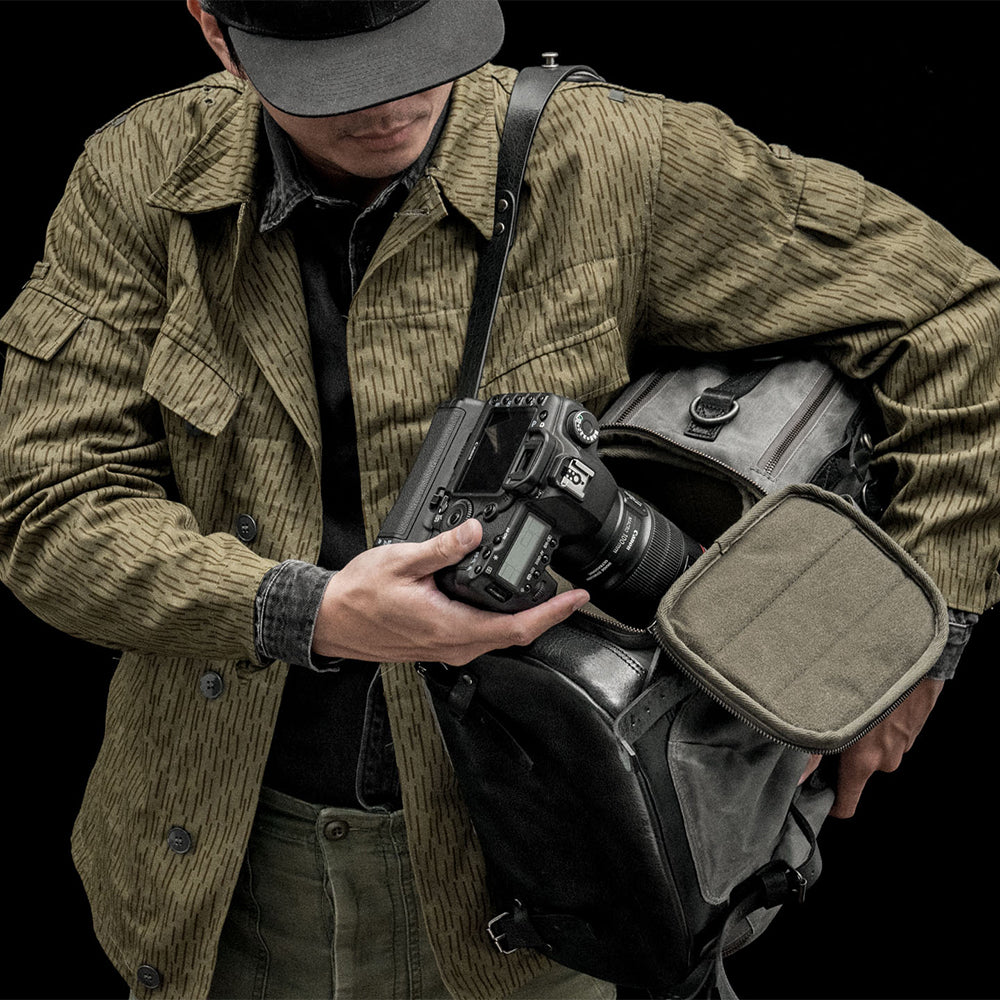 Wotancraft Commander Backpack Vintage Grey