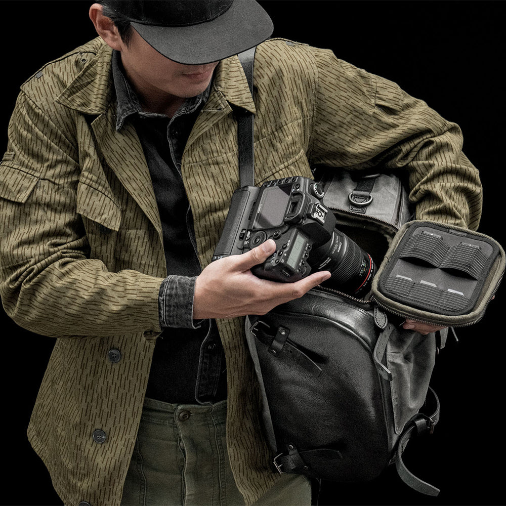 Wotancraft Commander Backpack Vintage Grey