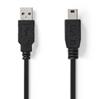 Nedis USB-A 2.0 maschio - USB Mini-B 5-pin maschio 2m Nero