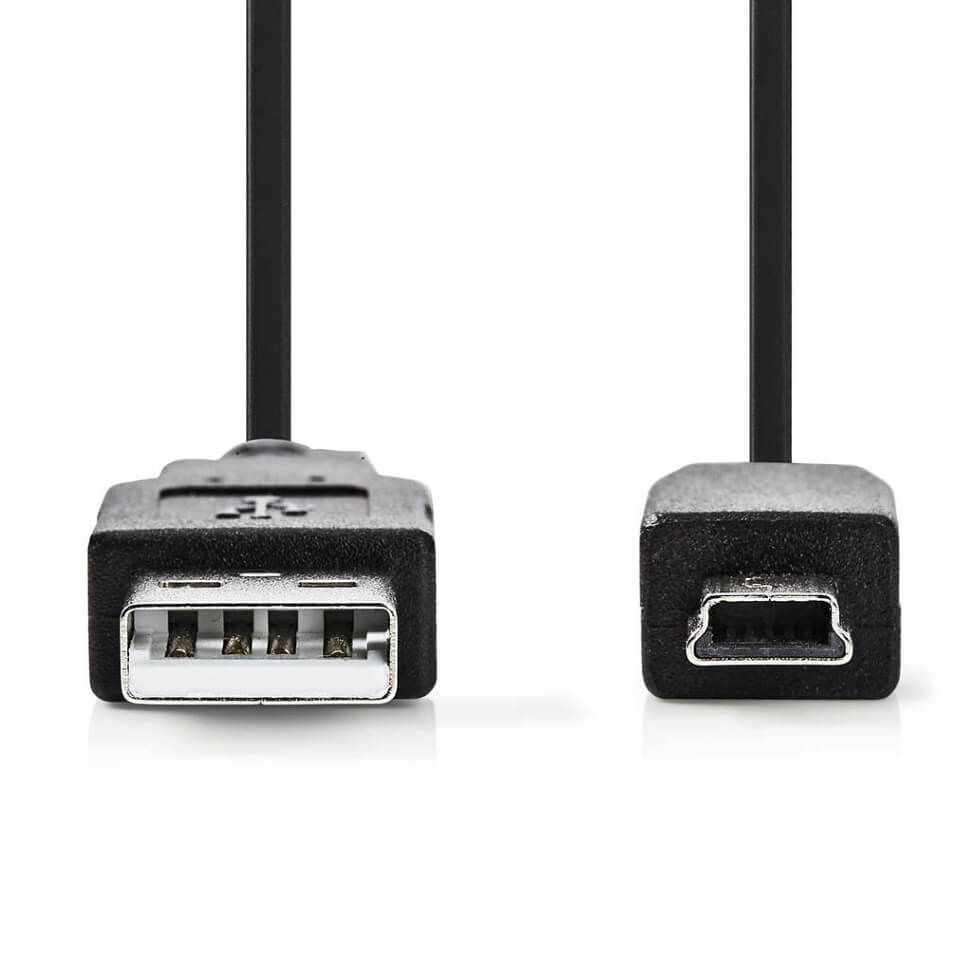 Nedis USB-A 2.0 maschio - USB Mini-B 5-pin maschio 2m Nero