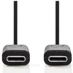 Nedis Cavo USB-C - USB-C 3.1 (Gen1) 1,0 m Nero