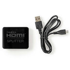 Nedis 2 port HDMI Splitter Black
