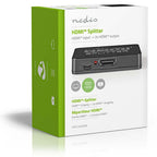 Nedis 2 port HDMI Splitter Black