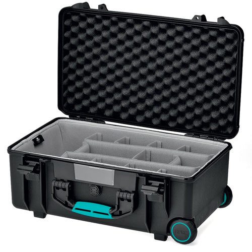 HPRC 2550W Wheeled with Second Skin Black / Blue Bassano