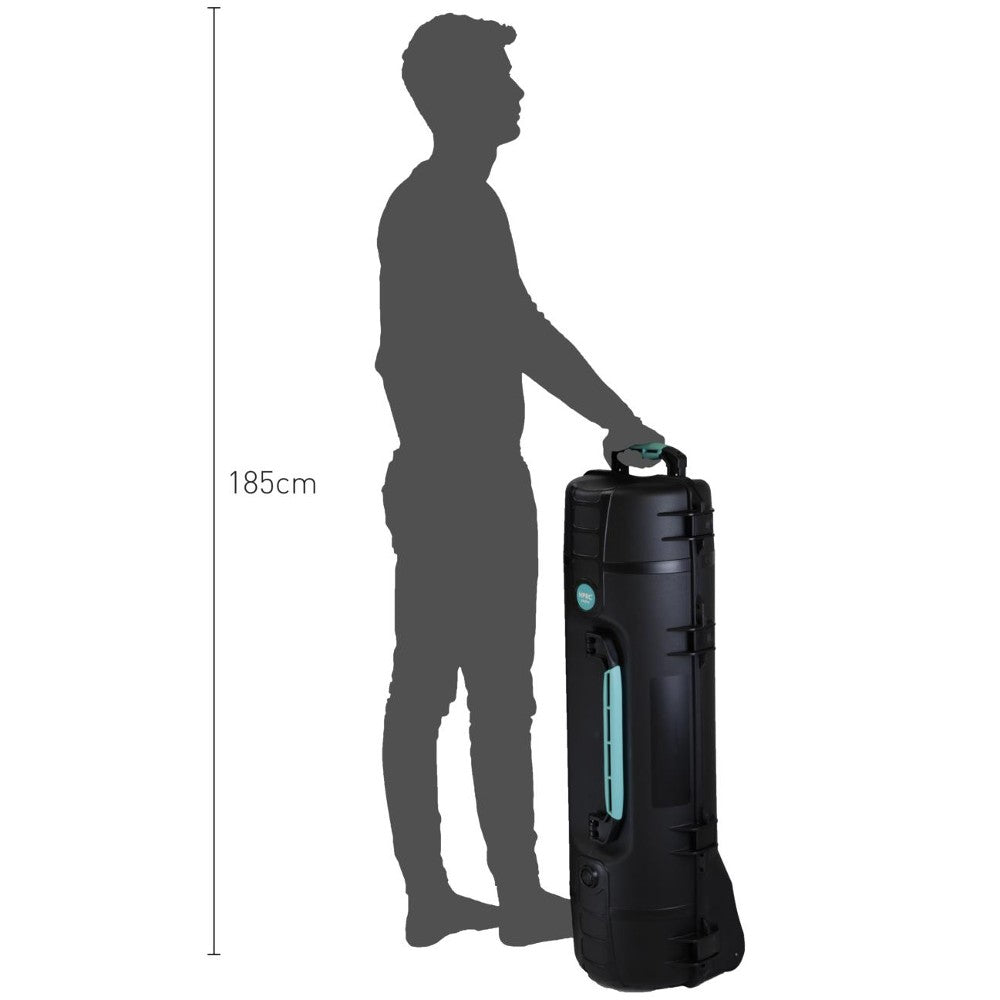 Valigia HPRC 6300W solo su ruote nero/blu bassano