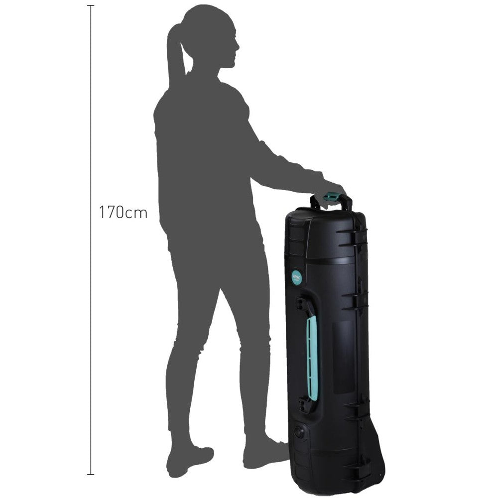 Valigia HPRC 6300W solo su ruote nero/blu bassano