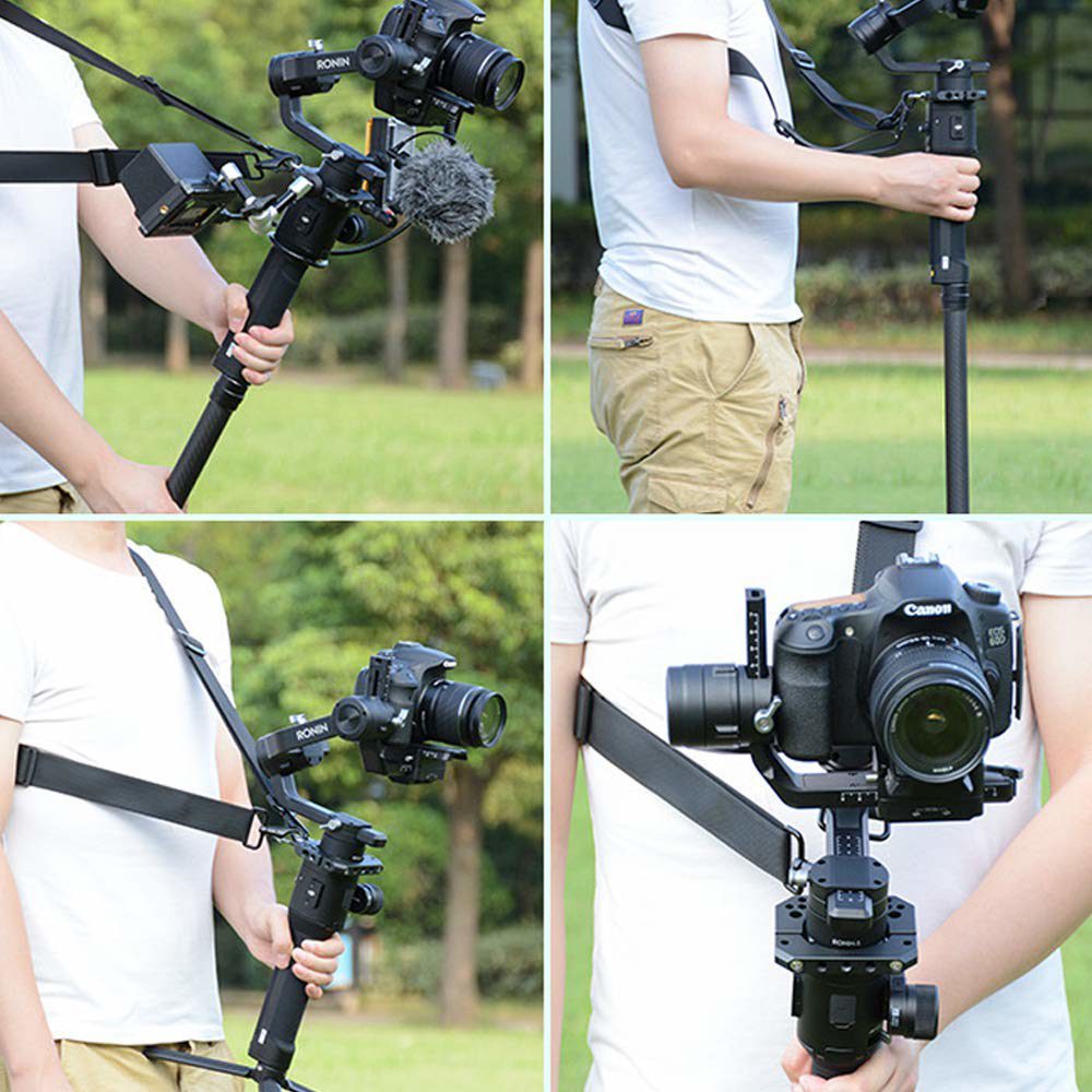 Caruba Weight Release Strap+Ronin S Clamp with 1/4 3/8 screw for mounting Microphone/LED etc.