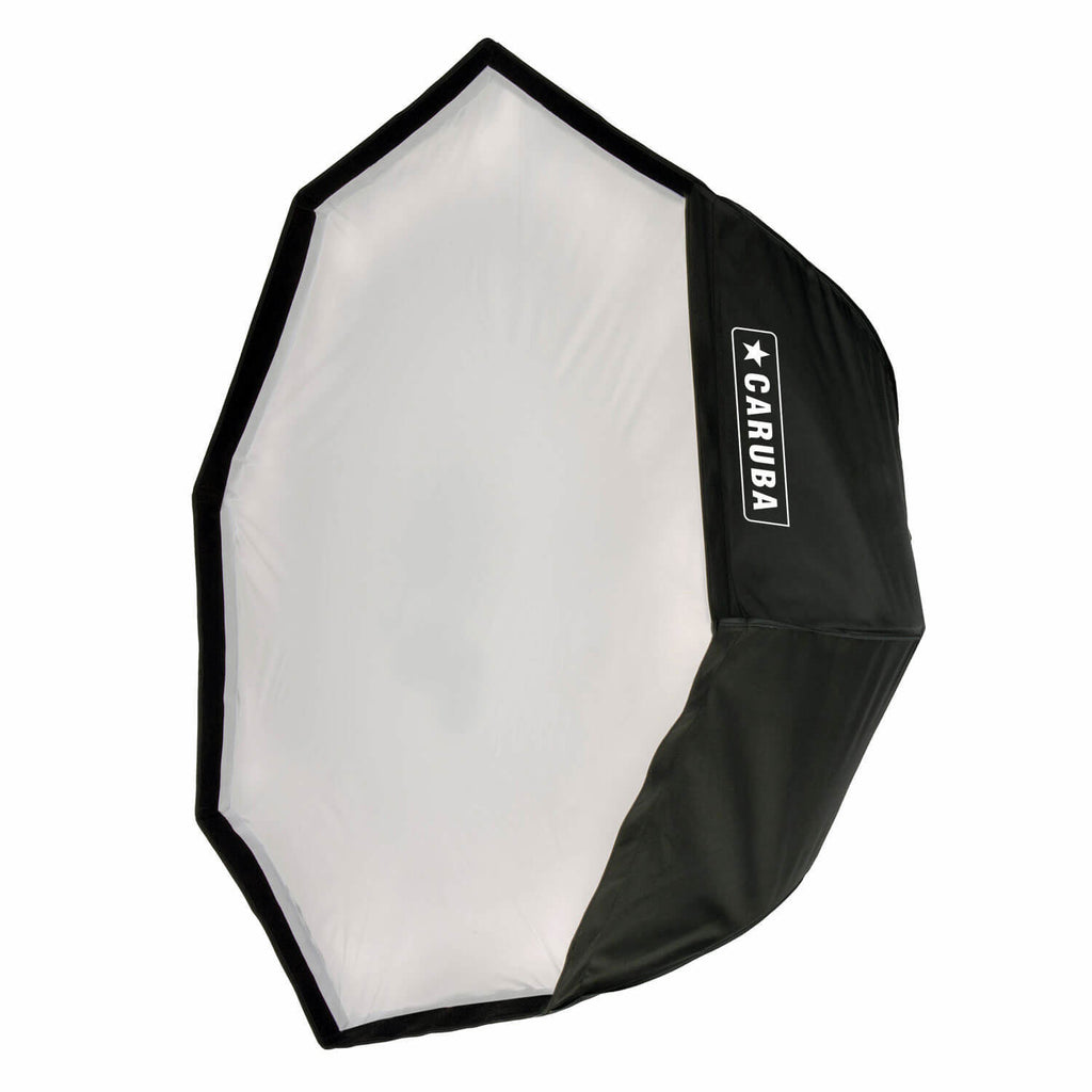 Caruba Quick Assembly Matte Silver Round Softbox 95cm