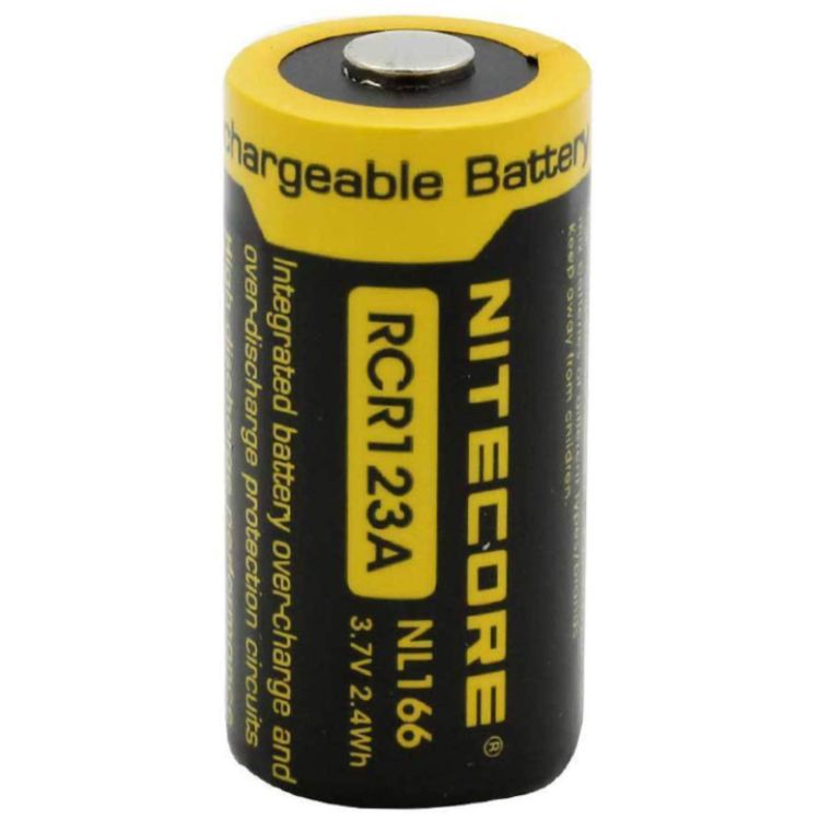 Batteria Nitecore 16340 RCR123A (NL166.650m Ah)