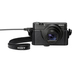 Custodia in pelle per Sony RX100 con apertura per il jack del microfono (LCJRXKB.SYH)