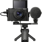 Custodia in pelle per Sony RX100 con apertura per il jack del microfono (LCJRXKB.SYH)