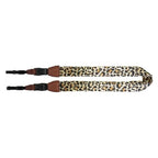 GGS SCS-02 silk scarf camera strap leopard print