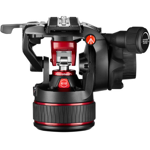 Testa per video Manfrotto Nitrotech 612 Fluid