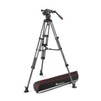 Manfrotto MVK608TWINMA Kit testa video Nitrotech 608 + treppiede a doppio tubo in carbonio