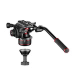 Manfrotto MVK608TWINMA Kit testa video Nitrotech 608 + treppiede a doppio tubo in carbonio