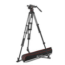 Manfrotto MVK612TWINGA Nitrotech 612 Video head + aluminium Twin Leg tripod kit