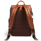 ONA Monterey backpack navy antique Cognac