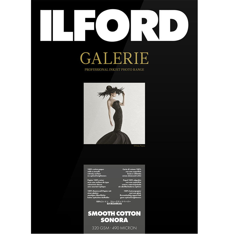Ilford Galerie Smooth Cotton Sonora 320g A4 25 sheets