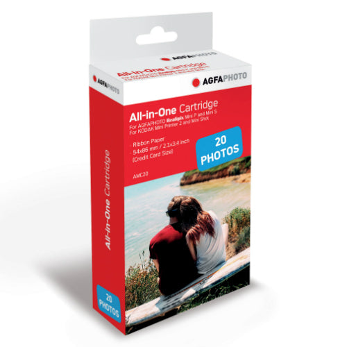 Agfa Mini 2x3" carta fotografica (20 pezzi)