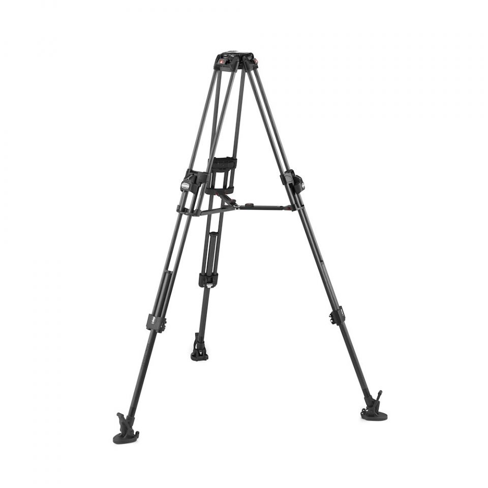 Manfrotto MVK608TWINFA Kit testa video Nitrotech 608 + treppiede a doppio tubo in alluminio Fast