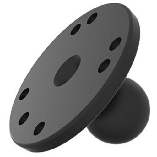 RAM-B-202U Base rotonda in composito da 2,5 pollici con schema di fori AMPs e sfera da 1 pollice