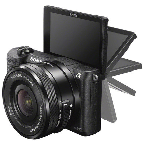 Sony A5100 zwart + 16-50mm Powerzoom (ILCE5100LB.CEC)