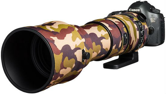 easyCover Lens Oak for Sigma 150-600mm f/5-6.3 DG OS HSM S Brown Camouflage