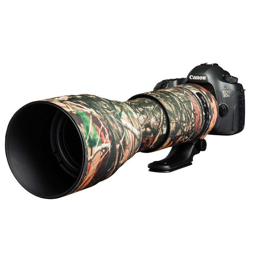 easyCover Quercia per obiettivo per Tamron SP 150-600mm f/5-6.3 Di VC USD (A011) Mimetizzazione foresta