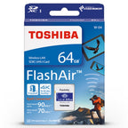 Toshiba FlashAir SDXC 64GB UHS-I U3 wireless SD Card (W-04)