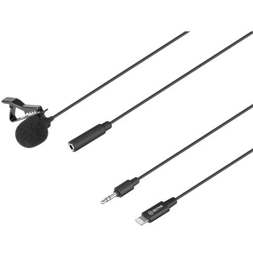 Boya BY-M2 lapel microphone for iOS devices