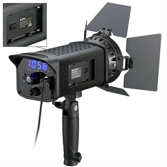 Bresser SP-60 Luce portatile LED Fresnel 60W
