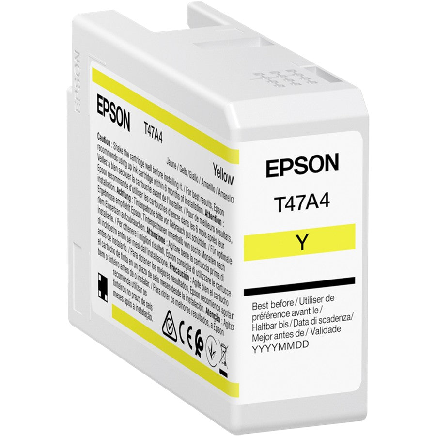 Epson confezione singola di inchiostro giallo T47A4 UltraChrome Pro 10 da 50 ml
